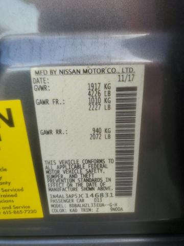 2018 NISSAN ALTIMA 2.5 - 1N4AL3AP5JC146831