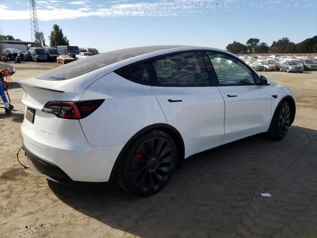 TESLA MODEL Y 2021 white  electric 5YJYGDEF0MF079101 photo #4