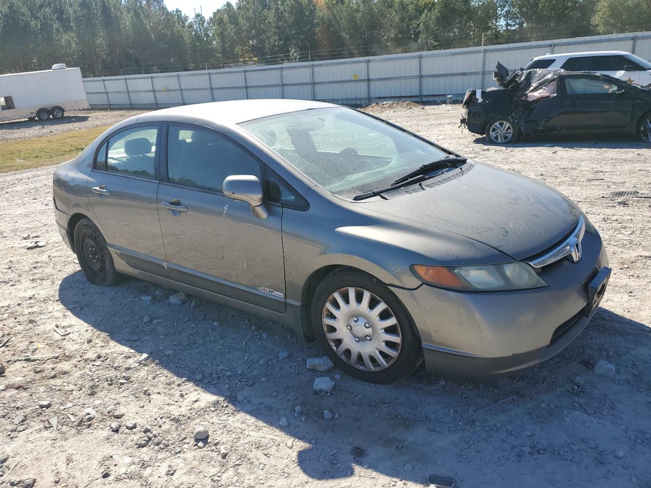 Lot #2931466298 2007 HONDA CIVIC LX