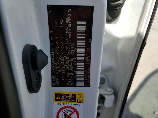 2019 TOYOTA HIGHLANDER - 5TDDZRFH0KS916430