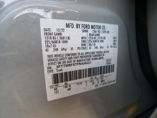 2023 FORD MAVERICK X - 3FTTW8F97PRA08221