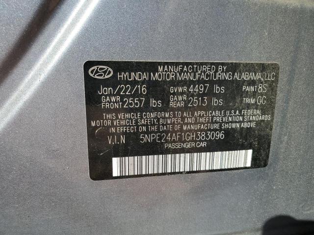 2016 HYUNDAI SONATA SE - 5NPE24AF1GH383096