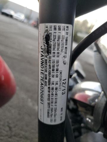 2014 YAMAHA XVS950 A JYAVN01E7EA020681