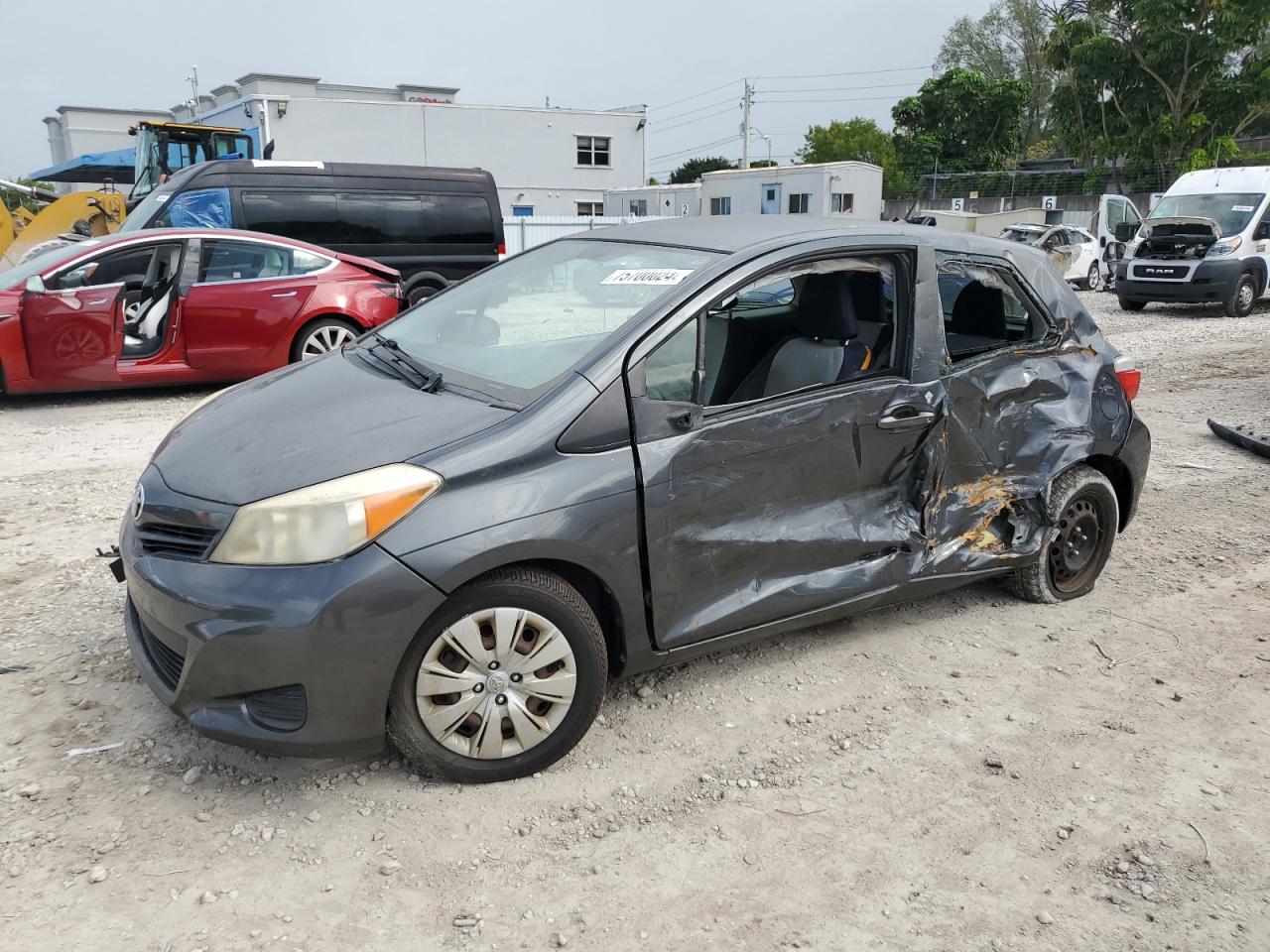 Lot #3028504915 2012 TOYOTA YARIS