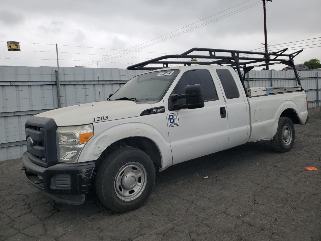 Lot #2918332205 2012 FORD F250 SUPER