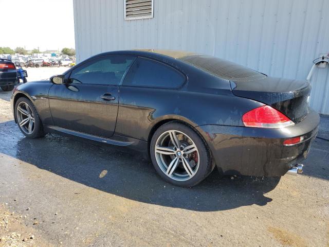 BMW M6 2007 black coupe gas WBSEH93517B798235 photo #3