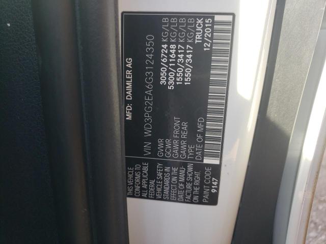 2016 MERCEDES-BENZ METRIS - WD3PG2EA6G3124350