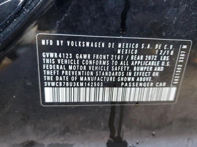 2019 VOLKSWAGEN JETTA S - 3VWCB7BU3KM142503