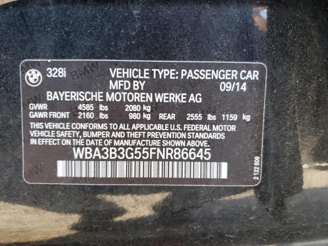 VIN WBA3B3G55FNR86645 2015 BMW 3 Series, 328 XI no.13