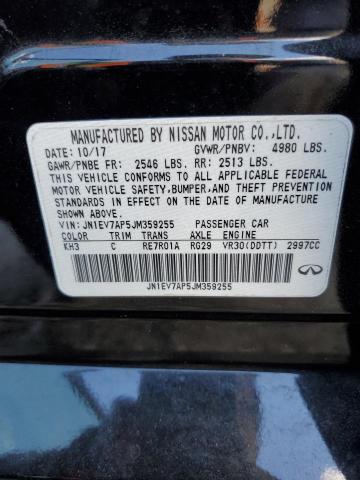 2018 INFINITI Q50 LUXE - JN1EV7AP5JM359255