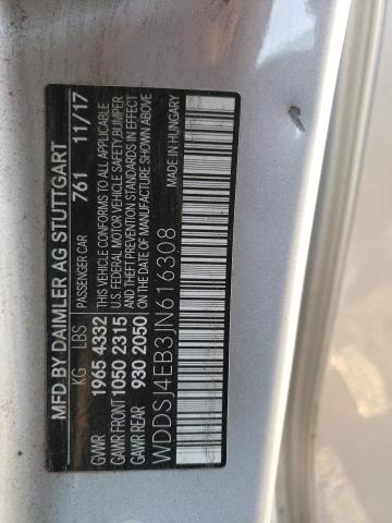 2018 MERCEDES-BENZ CLA 250 - WDDSJ4EB3JN616308