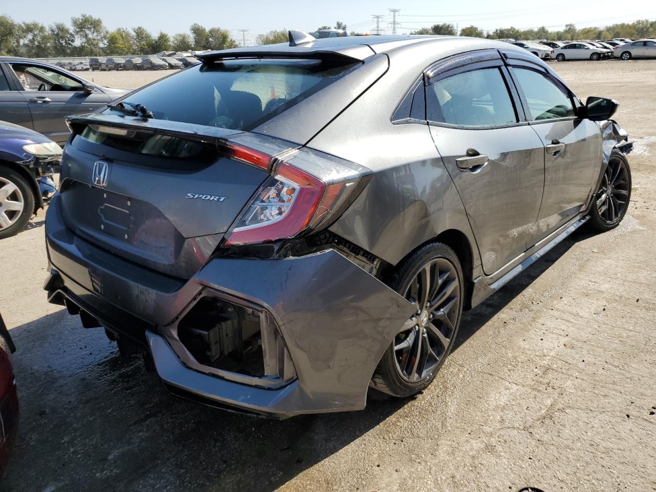 Lot #2923887907 2020 HONDA CIVIC SPOR