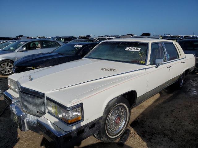 CADILLAC BROUGHAM 1990 white  gas 1G6DW54Y6LR711203 photo #1