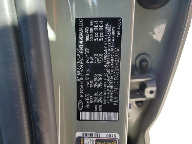 2022 HYUNDAI SANTA CRUZ - 5NTJCDAE0NH039356