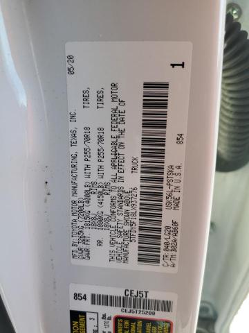 2020 TOYOTA TUNDRA CRE - 5TFDY5F18LX937276