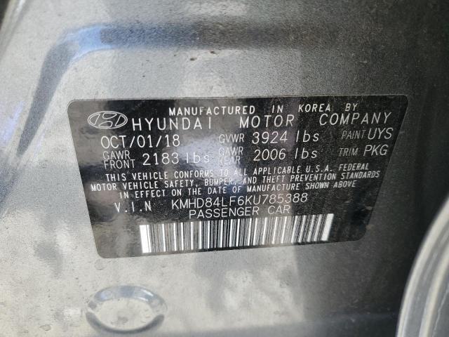 2019 HYUNDAI ELANTRA SE - KMHD84LF6KU785388