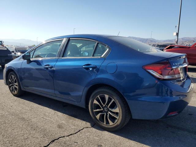 HONDA CIVIC EX 2014 blue sedan 4d gas 2HGFB2F89EH537032 photo #3