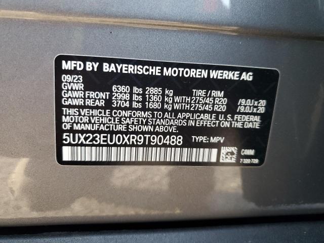 2024 BMW X5 XDRIVE4 - 5UX23EU0XR9T90488