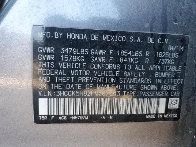 2015 HONDA FIT EX - 3HGGK5H82FM707043