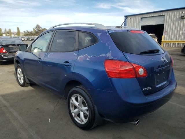 NISSAN ROGUE S 2009 blue 4dr spor gas JN8AS58T09W049076 photo #3