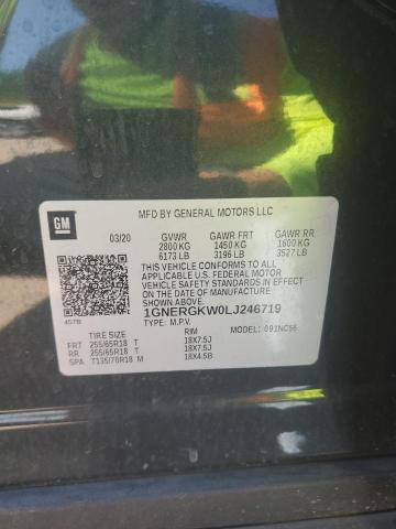 2020 CHEVROLET TRAVERSE L - 1GNERGKW0LJ246719