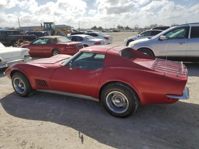 CHEVROLET CORVETTE 1971 red   194371S121536 photo #3