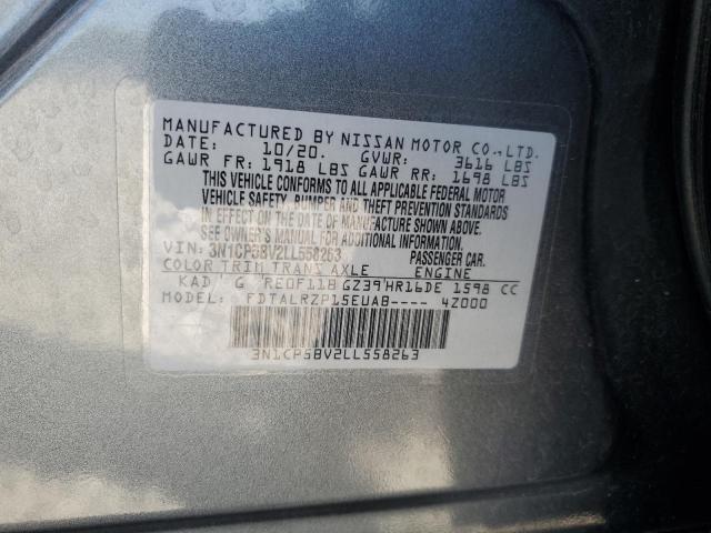 2020 NISSAN KICKS S - 3N1CP5BV2LL558263