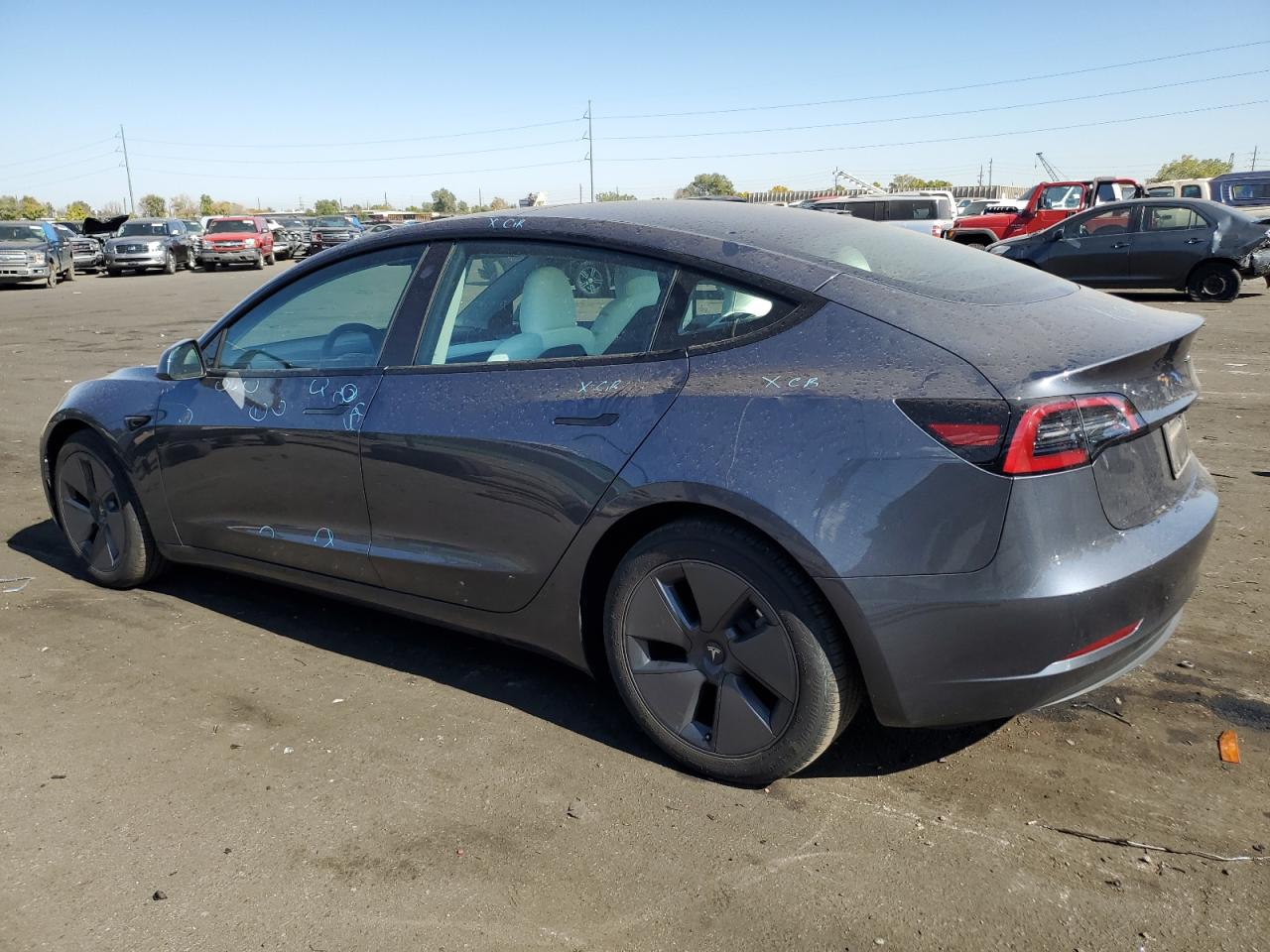 Lot #2907608690 2023 TESLA MODEL 3