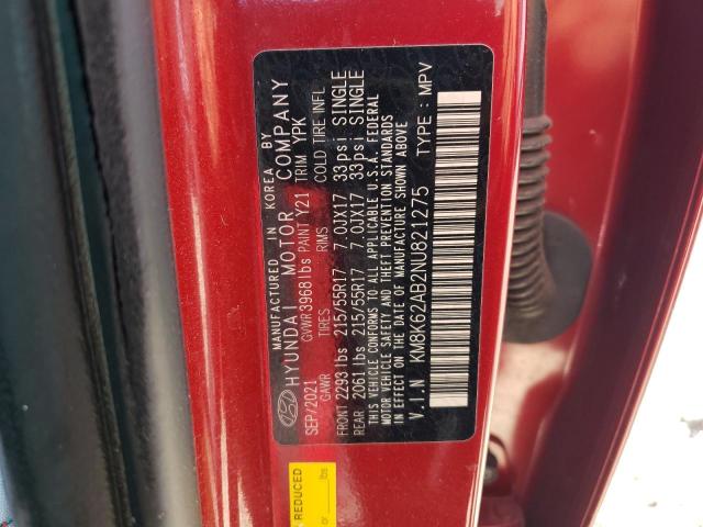 2022 HYUNDAI KONA SEL - KM8K62AB2NU821275