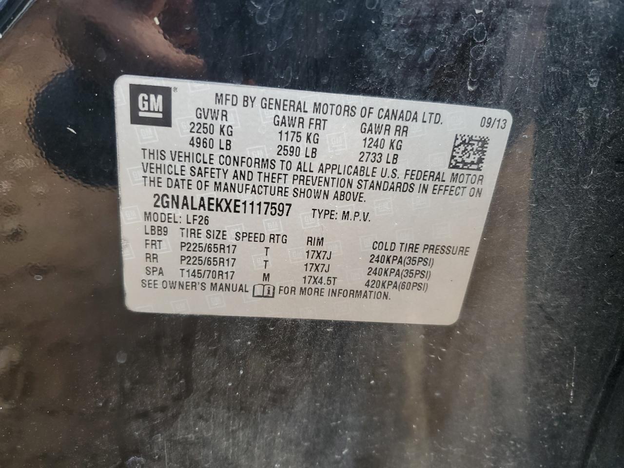 CHEVROLET EQUINOX LS