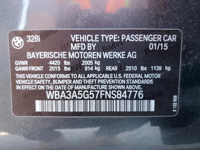 2015 BMW 328 I - WBA3A5G57FNS84776