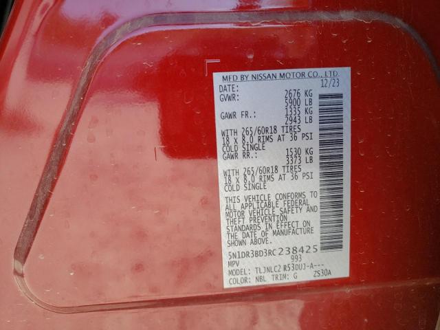 2024 NISSAN PATHFINDER - 5N1DR3BD3RC238425