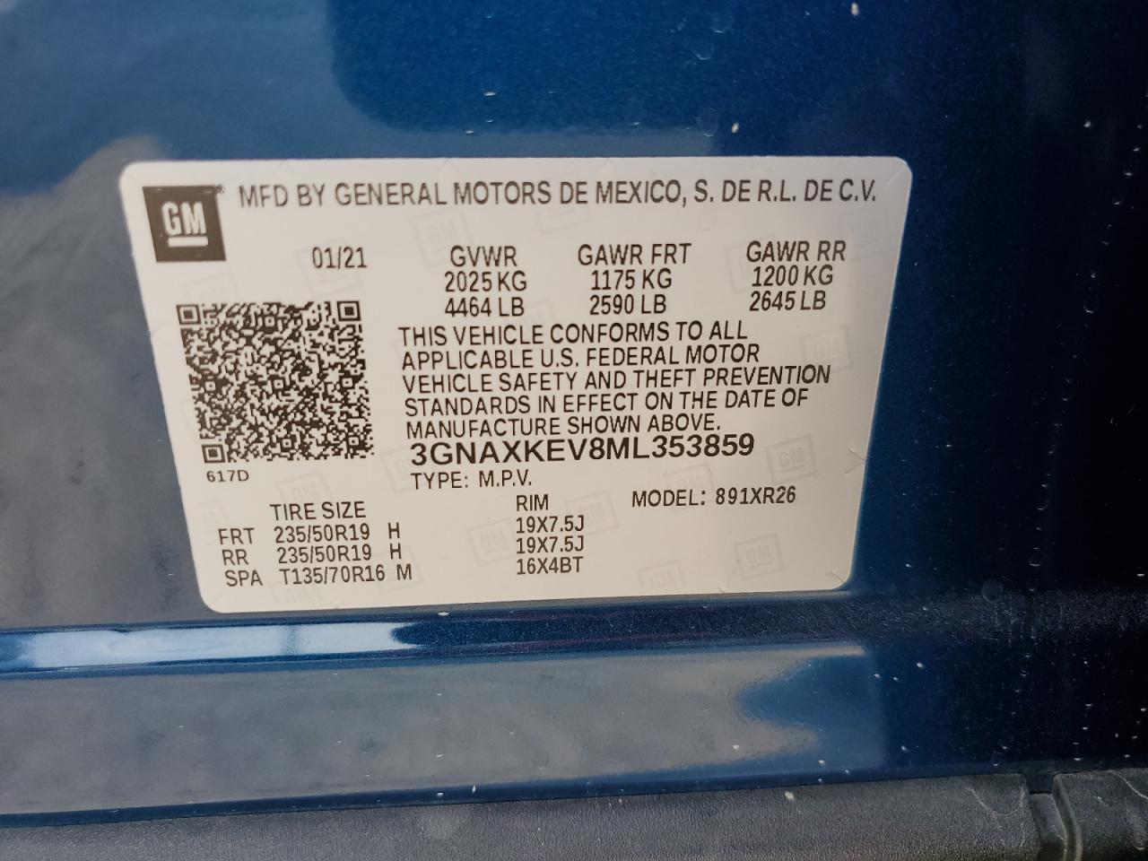 CHEVROLET EQUINOX LT