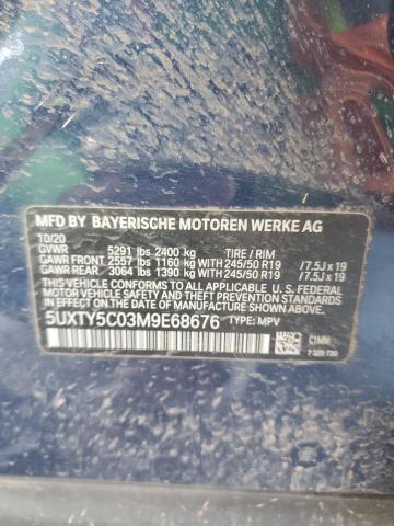 2021 BMW X3 - 5UXTY5C03M9E68676