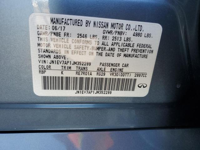 2018 INFINITI Q50 LUXE - JN1EV7AP1JM352299