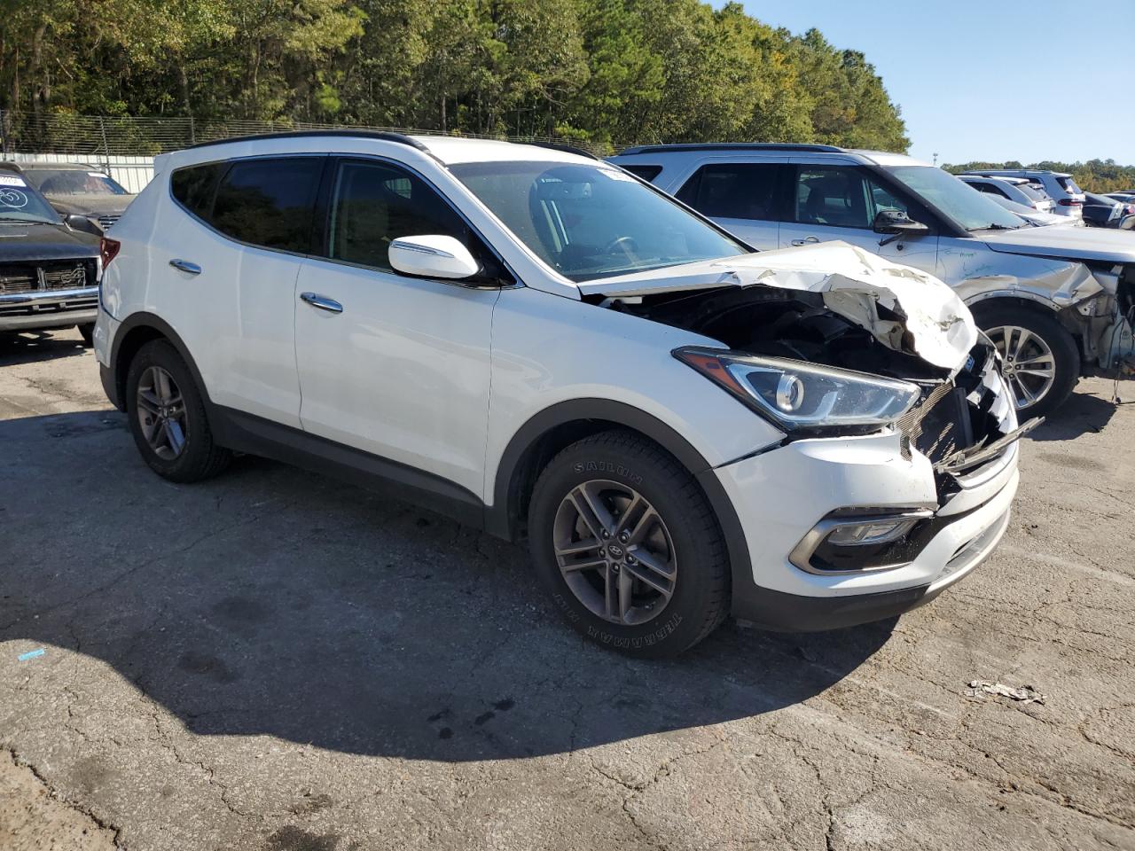 Lot #3022936130 2017 HYUNDAI SANTA FE S