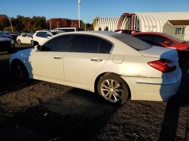 HYUNDAI GENESIS 3. 2013 white sedan 4d gas KMHGC4DD5DU222618 photo #3