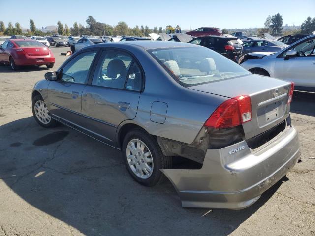 HONDA CIVIC LX 2004 gray  gas 2HGES16534H508278 photo #3