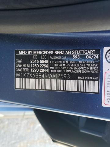 2024 MERCEDES-BENZ AMG GT 53 W1K7X6BB4RV002593