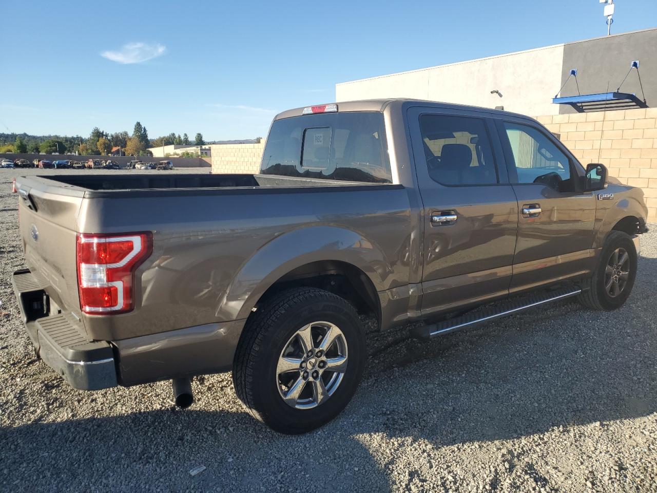 FORD F150 SUPER 2018 gray  gas 1FTEW1EP5JKD54246 photo #4