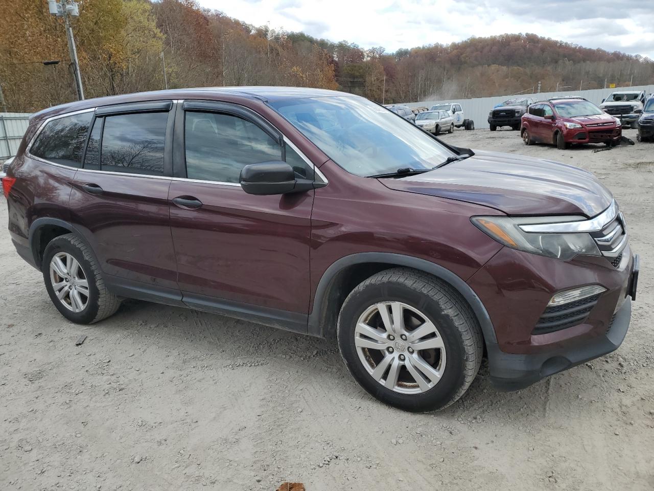 Lot #2988610289 2016 HONDA PILOT LX