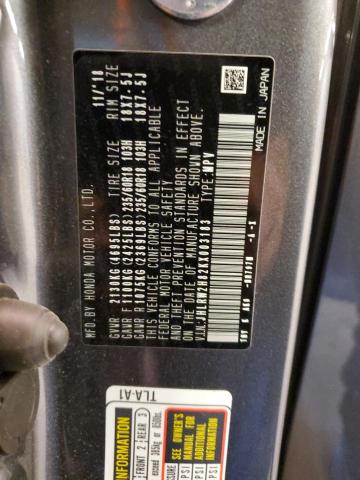 2019 HONDA CR-V EXL - JHLRW2H82KX003183