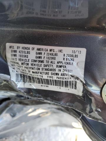 VIN 1HGCR2F39EA069739 2014 Honda Accord, LX no.12