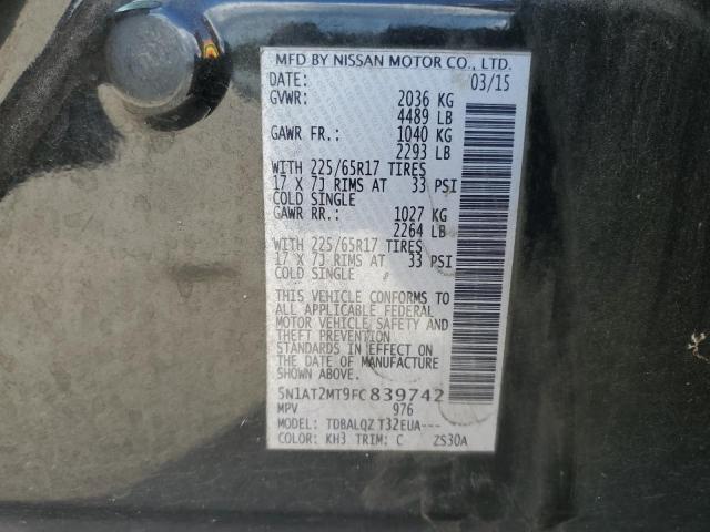 2015 NISSAN ROGUE S - 5N1AT2MT9FC839742