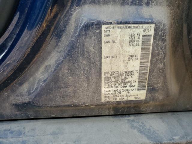 2018 NISSAN ALTIMA 2.5 - 1N4AL3AP2JC106027
