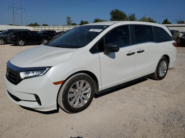 HONDA ODYSSEY LX 2022 white  gas 5FNRL6H27NB020035 photo #1