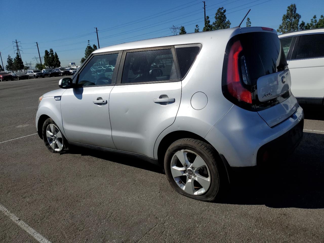 KIA SOUL 2017 silver  gas KNDJN2A22H7481373 photo #3