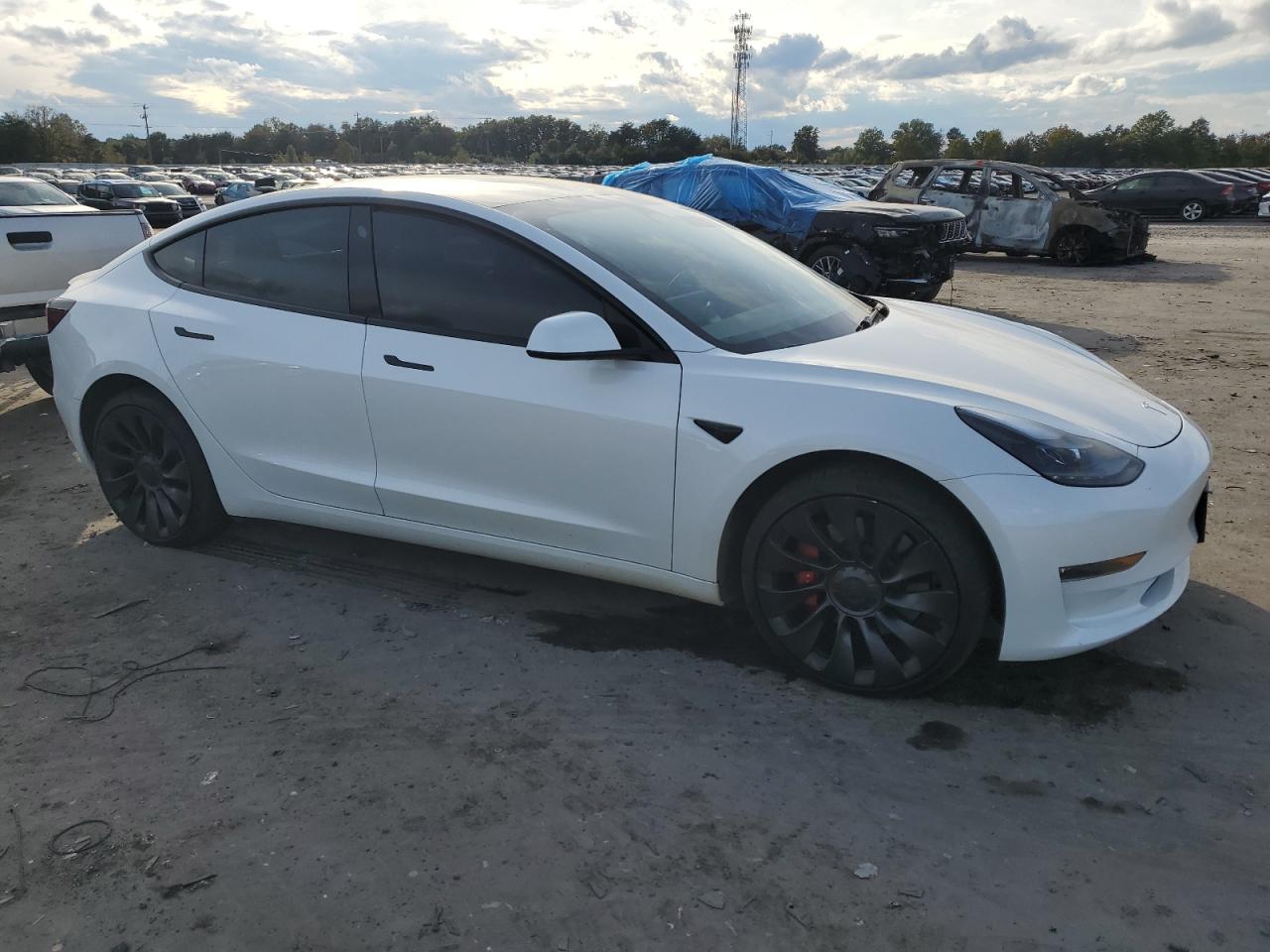 Lot #2976849783 2023 TESLA MODEL 3