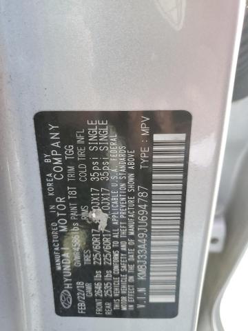 2018 HYUNDAI TUCSON SEL - KM8J33A49JU694787