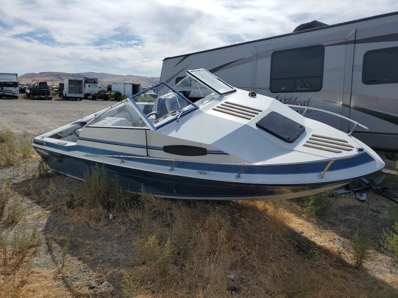 Lot #2928426809 1988 BLUE BOAT